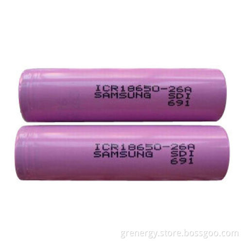 Samsung produced 18650 li-ion battery cell, 3.7V 2600mAh for wholesale or ODM, quality assurred